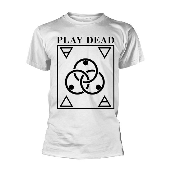 Cover for Play Dead · Logo (White) (T-shirt) [size S] [White edition] (2021)