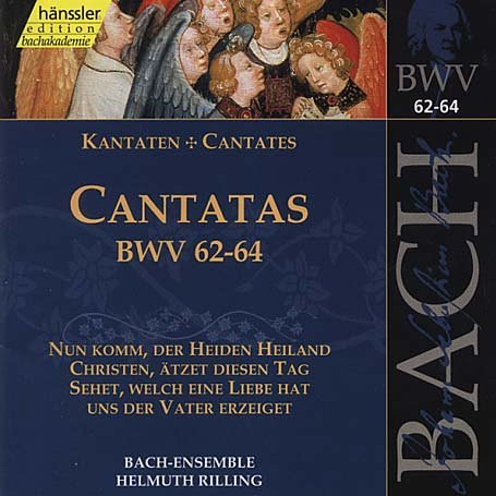 Cover for Bach-collegium / Rilling · * BACH: Kantaten BWV 62-64 (CD) (1999)