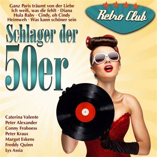 Schlager Der 50er (Retro Club) - V/A - Muziek - LASERLIGHT DIGITAL - 4049774283208 - 23 maart 2018