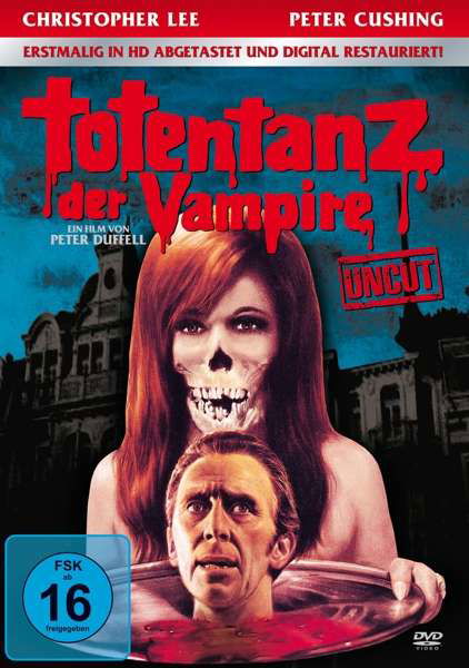 Cover for Christopher Lee / Peter Cushing · Totentanz Der Vampire - Uncut (Digital Remastered) (DVD) (2018)