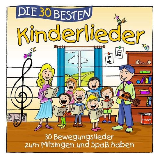 Cover for Sommerland, Simone / Karsten Gluck &amp; Die Kita-Frosche · Die 30 Besten Kinderlieder: 30 Bewegungslieder Zum Mitsingen Und Spab Haben (CD) (2020)