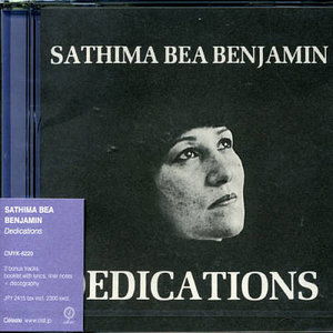 Cover for Sathima Bea Benjamin · Dedications (CD) [Japan Import edition] (2006)