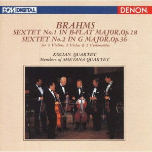 Cover for Kocian Quartet · Brahms: Sextet No. 1 &amp; No. 2 (CD) [Japan Import edition] (2010)