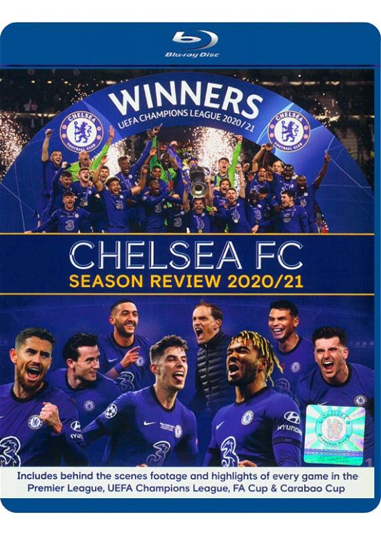 Cover for Champions of Europe: Chelsea Fc Season Review · Champions Of Europe - Chelsea Fc Season Review 2020/21 (Blu-ray) (2021)
