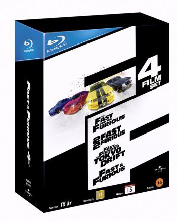 Fast & Furious 1-4 - Fast & Furious Collection (-) - Filmes - PCA - UNIVERSAL PICTURES - 5050582719208 - 4 de março de 2011