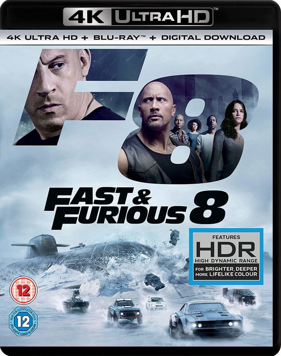 Cover for Fast 8 Uhd · Fast and Furious 8 - The Fate of the Furious (4K Ultra HD) (2017)