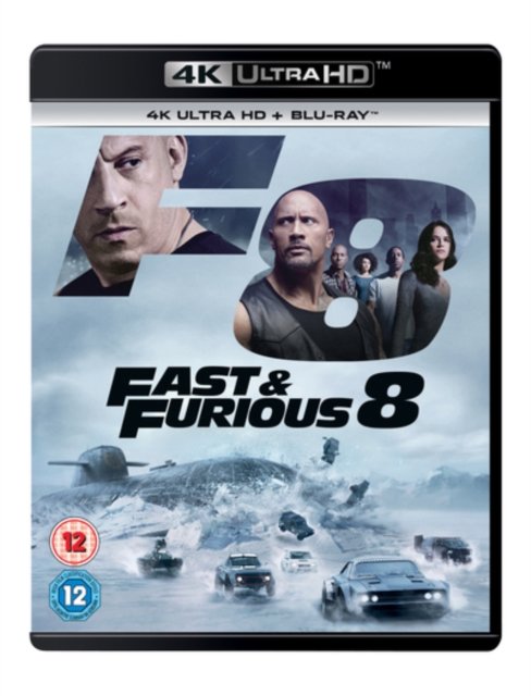 Cover for Fast 8 Uhd · Fast and Furious 8 - The Fate of the Furious (4K UHD Blu-ray) (2017)