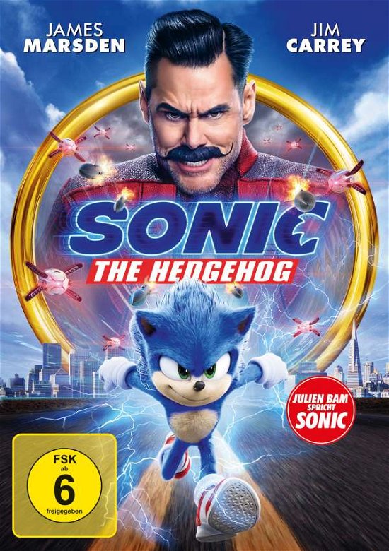 Cover for Ben Schwartz,jim Carrey,james Marsden · Sonic the Hedgehog (DVD) (2020)