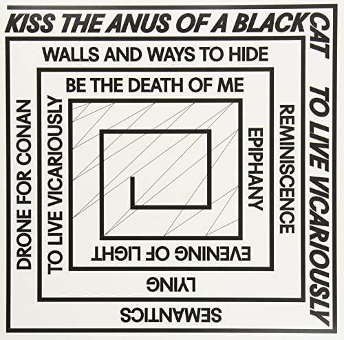 Cover for Kiss the Anus of a Black Cat · To Live Vicariously (LP) (2015)