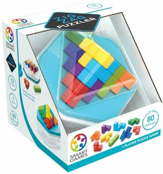 Cover for SmartGames  Cube Puzzlers Zig Zag Puzzler Boardgames (MERCH)