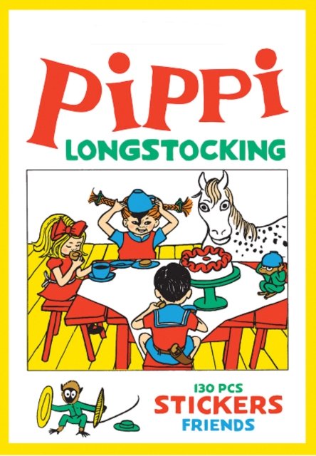 Pippi Stickers -  Pippi og Venner med 130 klistermærker - Barbo Toys - Andet - Barbo Toys - 5704976086208 - 4. november 2020