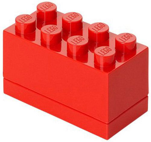 Opbergbox Lego MINI: brick 8 rood - N/a - Merchandise - Plast Team - 5706773401208 - 