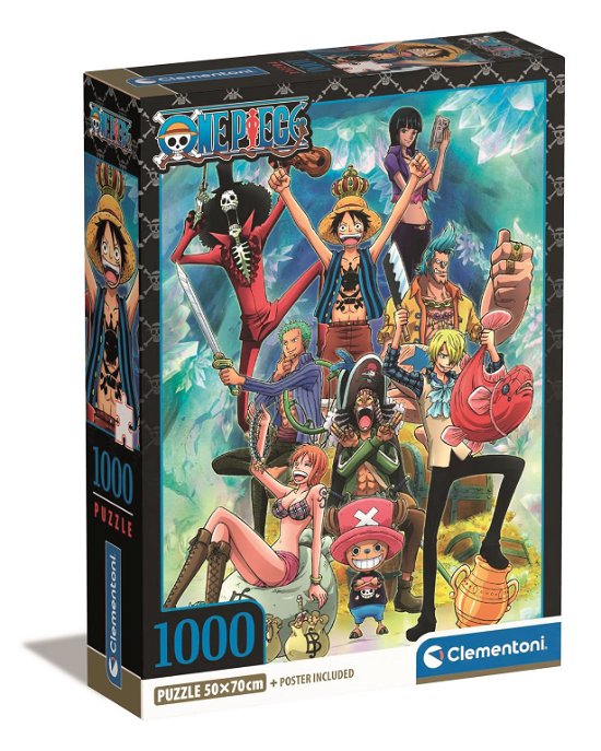 Puslespil One piece 1, 1000 brikker - Anime - Board game - Clementoni - 8005125399208 - October 15, 2023