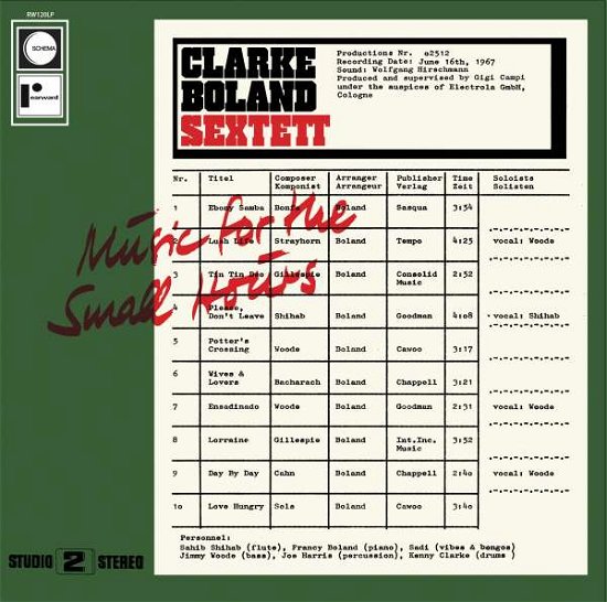 Cover for Clarke,kenny / Boland,francy · Music for the Small Hours (LP) (2008)