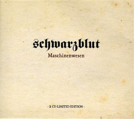 Cover for Schwarzblut · Maschinenwesen +sondermaschinen (CD) [Limited edition] (2012)