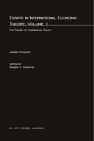 Cover for Jagdish Bhagwati · Essays in International Economic Theory, Volume 1 (Taschenbuch) (1986)