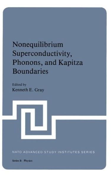 Nonequilibrium Superconductivity Phono - Gray  Kenneth - Livres - SPRINGER - 9780306407208 - 1 juillet 1981