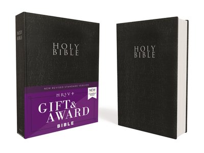 Cover for Zondervan · NRSV, Gift and Award Bible, Leather-Look, Black, Comfort Print (Paperback Bog) (2019)