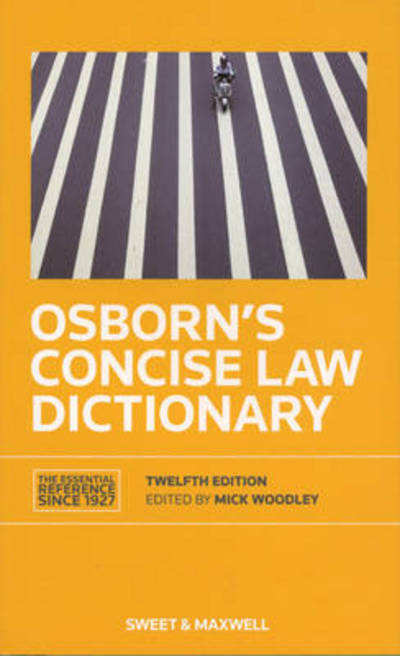 Cover for Osborn's Concise Law Dictionary (Pocketbok) (2013)