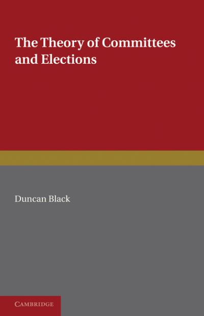 Cover for Duncan Black · Theory Committees and Elections (Paperback Book) (2011)