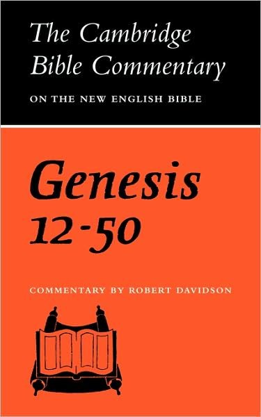 Cover for Robert Davidson · Genesis 12-50 - Cambridge Bible Commentaries on the Old Testament (Paperback Book) (1979)