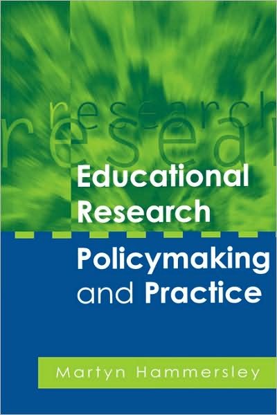 Cover for Martyn Hammersley · Educational Research, Policymaking and Practice (Paperback Book) (2002)
