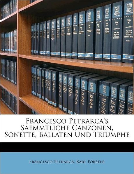 Cover for Petrarca · Francesco Petrarca's Saemmtlic (Bok) (2011)