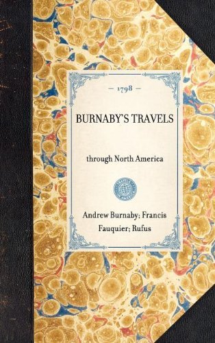 Cover for Francis Fauquier · Burnaby's Travels (Travel in America) (Gebundenes Buch) (2003)