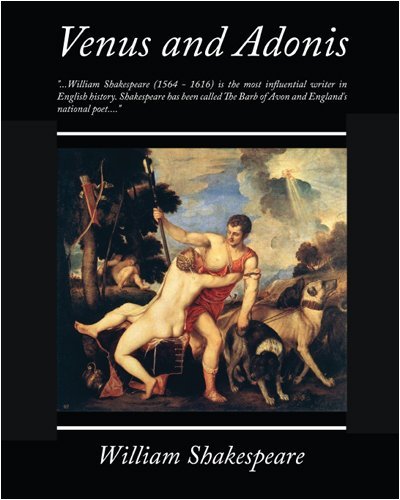 Venus and Adonis - William Shakespeare - Books - Book Jungle - 9781438501208 - August 28, 2008