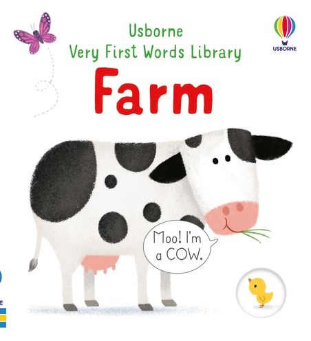 Farm - Very First Words Library - Matthew Oldham - Livros - Usborne Publishing Ltd - 9781474998208 - 17 de fevereiro de 2022