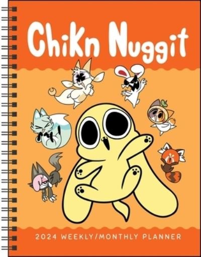 Chikn Nuggit 12-Month 2024 Weekly / Monthly Planner Calendar - Kyra Kupetsky - Produtos - Andrews McMeel Publishing - 9781524884208 - 5 de setembro de 2023