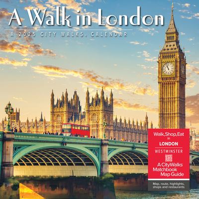 Cover for Willow Creek Press · A Walk in London 2025 12 X 12 Wall Calendar (Calendar) (2024)