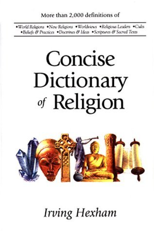 Cover for Irving Hexham · The Concise Dictionary of Religion (Paperback Book) (1993)
