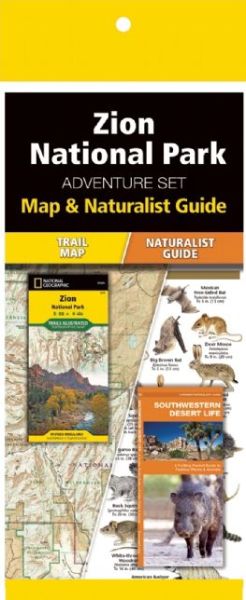 Cover for Waterford Press · Zion National Park Adventure Set: Map &amp; Naturalist Guide (Book) (2015)