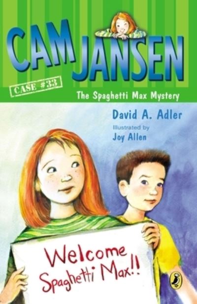 Cover for David A Adler · CAM Jansen and the Spaghetti Max Mystery (Hardcover Book) (2019)