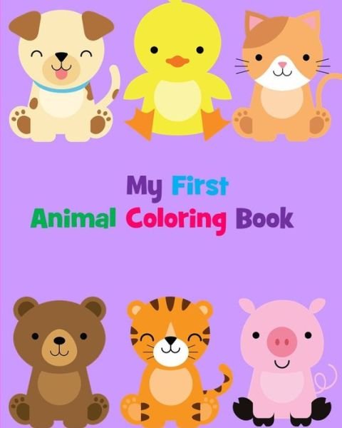 Cover for The Little Learner's Club · My First Animal Coloring Book (Taschenbuch) (2024)