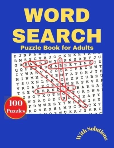 Cover for Robert Clark · Word Search Puzzle Book For Adults (Pocketbok) (2020)