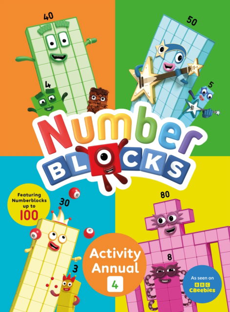 Numberblocks Activity Annual 4 - Numberblocks: 5 Fun Activity Annuals Set - Numberblocks - Livros - Sweet Cherry Publishing - 9781802636208 - 3 de abril de 2025