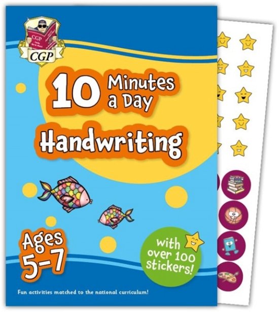 Cover for CGP Books · New 10 Minutes a Day Handwriting for Ages 5-7 (with reward stickers) - CGP KS1 Activity Books and Cards (Taschenbuch) (2023)