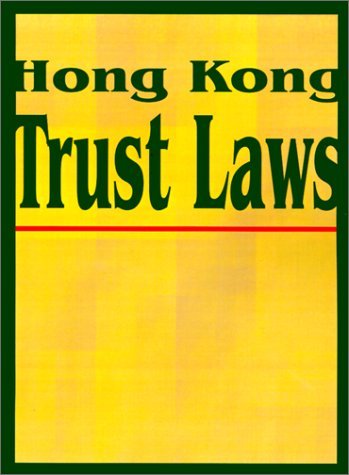 Cover for International Law &amp; Taxation Publishers · Hong Kong Trust Laws (Paperback Book) (2001)