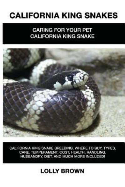 Cover for Lolly Brown · California King Snakes (Paperback Book) (2017)