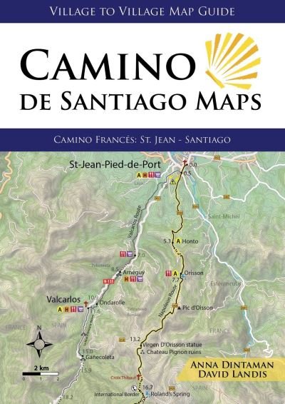 Cover for Anna Dintaman · Camino de Santiago Maps: Camino Frances: St Jean - Santiago (Paperback Book) (2021)
