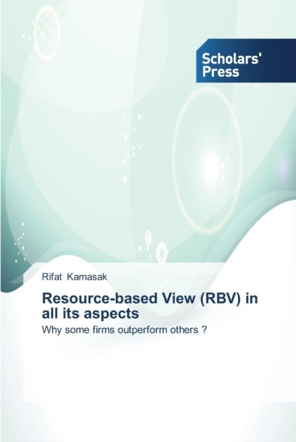 Cover for Rifat Kamasak · Resource-based View (RBV) in all its aspects (Pocketbok) (2013)