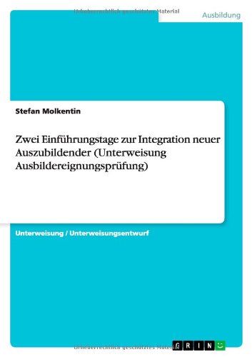 Cover for Molkentin · Zwei Einführungstage zur Inte (Book) [German edition] (2009)