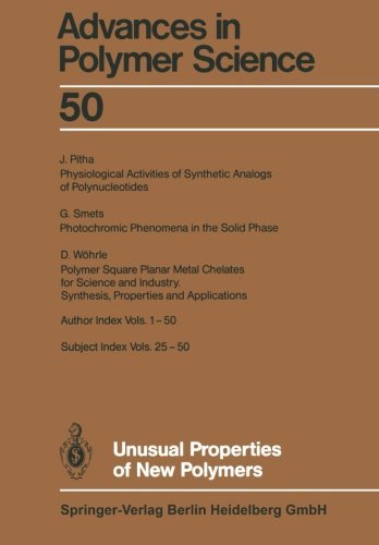 Cover for Akihiro Abe · Unusual Properties of New Polymers - Advances in Polymer Science (Pocketbok) [Softcover reprint of the original 1st ed. 1983 edition] (2013)