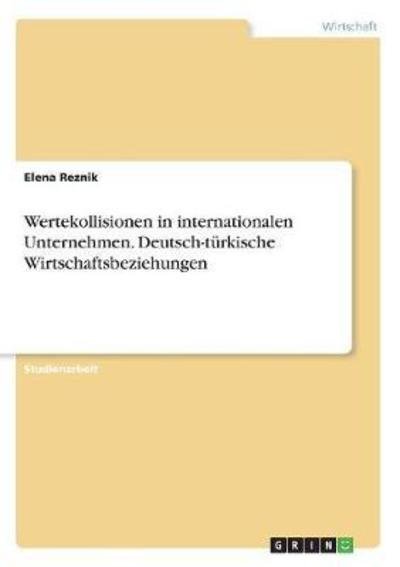 Cover for Reznik · Wertekollisionen in internationa (Book)