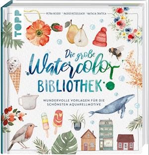 Cover for Petra Heider · Die große Watercolor Bibliothek (Bok) (2022)