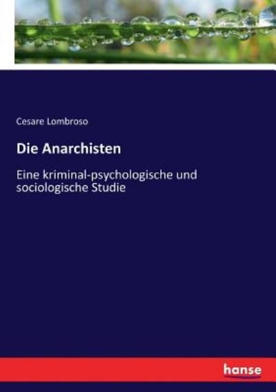 Cover for Lombroso · Die Anarchisten (Buch) (2017)