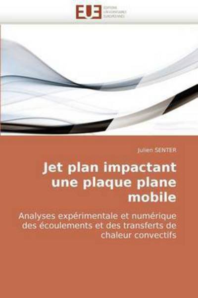 Cover for Julien Senter · Jet Plan Impactant Une Plaque Plane Mobile: Analyses Expérimentale et Numérique Des Écoulements et Des Transferts De Chaleur Convectifs (Paperback Book) [French edition] (2018)