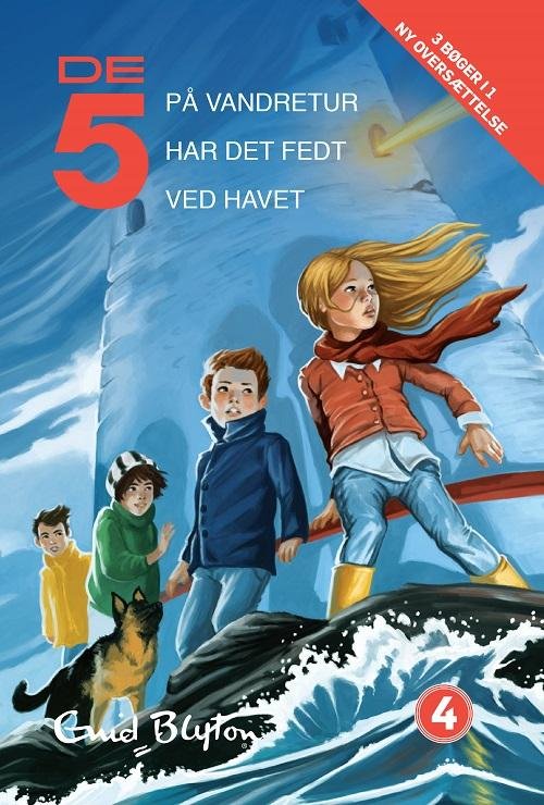 Cover for Enid Blyton · De 5, samlebind 4, De 5 på vandretur, De 5 har det fedt, De 5 ved havet (Bound Book) [2nd edition] (2016)